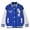 B10-Blue, variant on Ulitacool Boy Winter Coast Stand Collar Long Sleeve Baseball Jacket Front Button Closure Letter Patch Tops For School Daily Wear Big Boys Basic Tops Blue