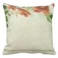 thumbnail image 1 of BOSDECO Vintage Floral Border Pillowcase Cover 20x20 inch, 1 of 1