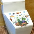 thumbnail image 4 of Pegatinas de baño, criaturas marinas, decoración de baño, pegatinas de pared, pegatinas autoadhesivas JM, 4 of 4