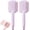 Purple*2, variant on Portable Dual-Use Hair Trimming Comb, Dual-Sided Hair Cutting and Split Ends Razor Comb with Safety Lock