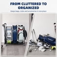 thumbnail image 7 of Mythinglogic Golf Storage Garage Organizer, Golf Bag Storage Stand and Other Golfing Equipment Rack, 7 of 7