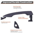 thumbnail image 5 of New 4pcs Front+Rear Left+Right Side Black Exterior Door Handles w/ Driver Key Hole Replacement Kit Compatible With 11-16 Elantra Sedan 13-14 Elantra Coupe, 5 of 5