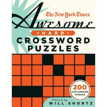 The New York Times Awesome Hard Crossword Puzzles: 200 Challenging Puzzles, (Paperback)