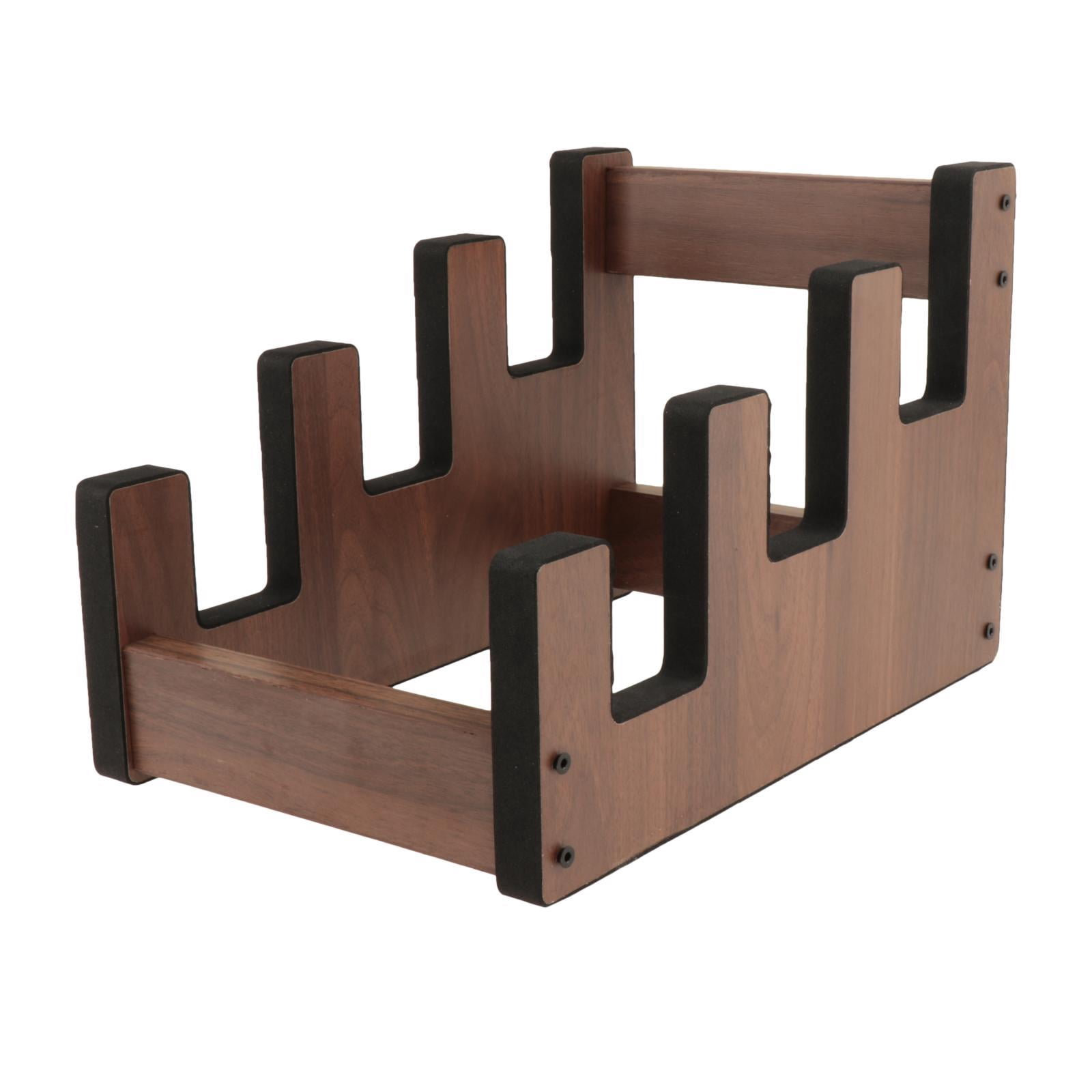 JWQFBC Electric Guitar Stand Front Display Instrument Holder Storage Wooden Guitar Rack