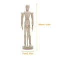thumbnail image 3 of XUYAN Wood Artist Drawing Manikin Articulated Mannequin with Base and Flexible Body Perfect for Drawing Birthday Gifts for 3 4 5 6 7 8-12 Year Old Boys Girls, 3 of 3