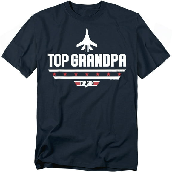 Top Gun T-Shirt Father'S Day Top Grandpa Unisex Graphic Tee for Men & Women