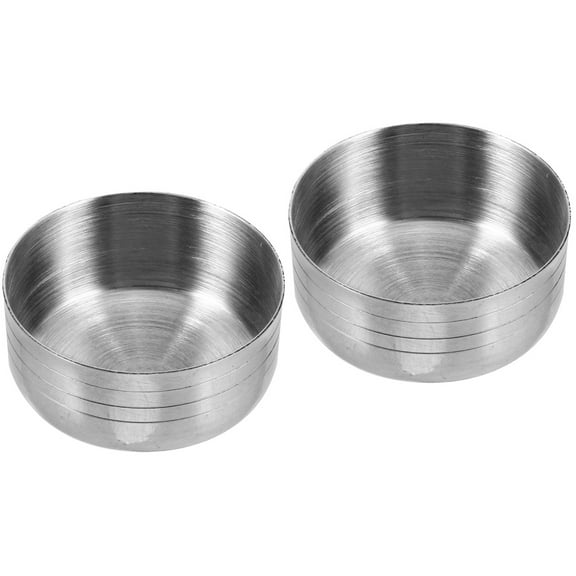 FRCOLOR 2pcs Shaker Cup Caps Stainless Steel Shaker Cup Lids Shaker Pot Lid Shaker Cup Supplies