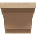 thumbnail image 2 of 6"W x 6"D x 6"H Wide Pescadero Rough Cedar Woodgrain TimberThane Corbel, Primed Tan, 2 of 6