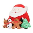 thumbnail image 5 of Juguetes de peluche navideños, lindo e innovador 5 en 1, alce, hombre de jengibre, muñeco de nieve, árbol de Navidad, juguetes de peluche de Papá Noel, 5 of 5