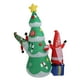 thumbnail image 4 of Decoración inflable de enano y árbol de Navidad oso de fresa 1.8 m IP44 con luces LED, 4 of 10