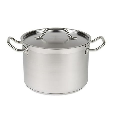 Ready Stock - update international (sps-24) 24 qt induction ready stainless steel stock pot w/cover