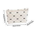thumbnail image 2 of Cosmetic Bag Emergency Girls School Small Zip Room Stuff Clean Girl Make Up Toiletry 01 Style, 2 of 2