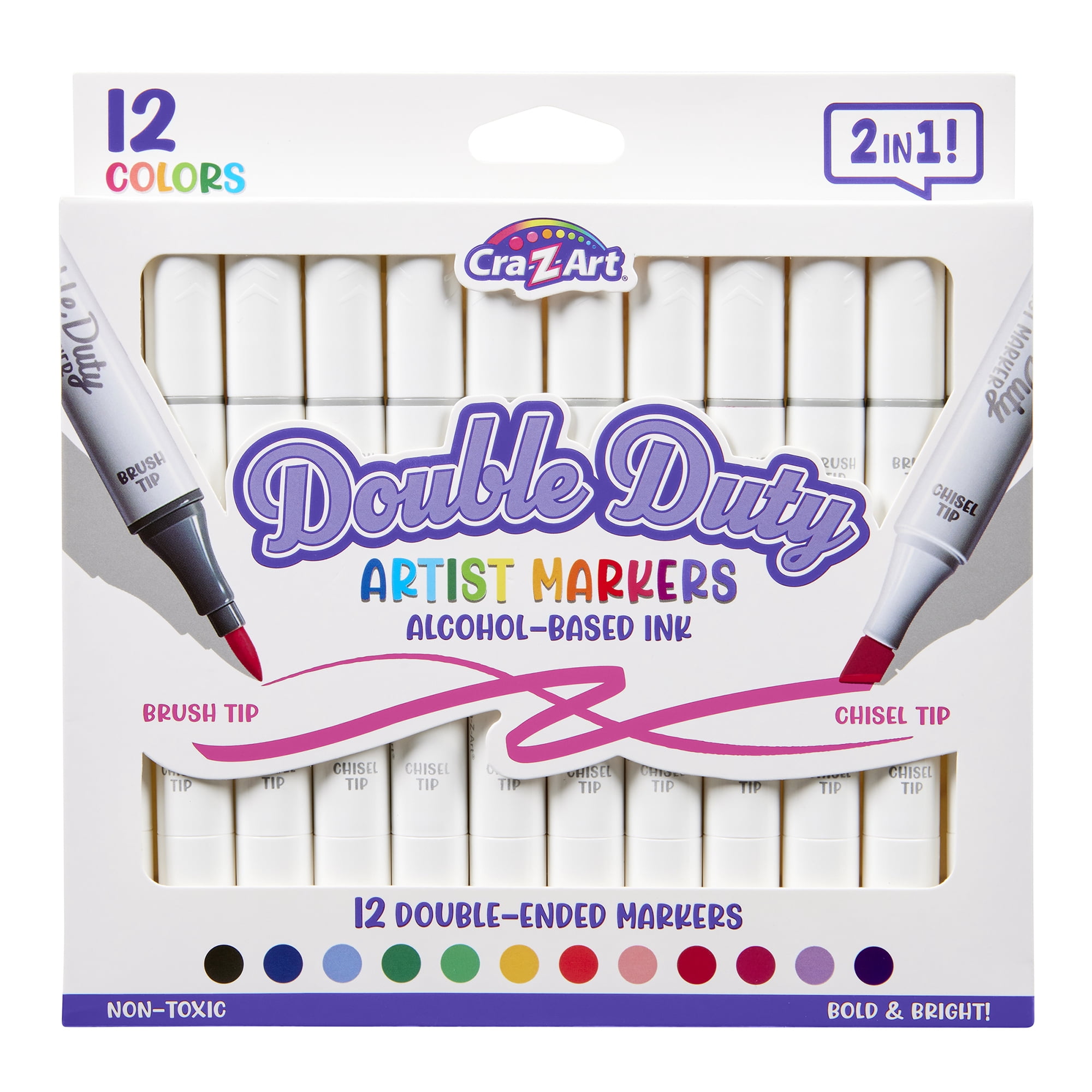 Best Choice Products 168 Alcohol-Based Dual-Tipped Markers w