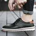 thumbnail image 7 of LASUDRAA Men's Casual Oxford Shoes Flat Fashion Sneakers mens Formal Derby Shoes, 7 of 7