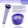 thumbnail image 2 of Paquete de 10 filtros de aspiradora de repuesto compatibles con Dyson V7 y V8, 2 of 7