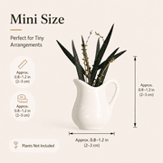 Mini Ceramic Vase Refrigerator Magnet - Small Flower Vase Fridge Magnet for Kitchen Decor, Ceramic Magnetic Vase for Home Decoration