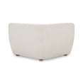 thumbnail image 4 of Moe's Home Collection Amelia Corner Chair Warm White Fabric Corner Chairs, 4 of 5