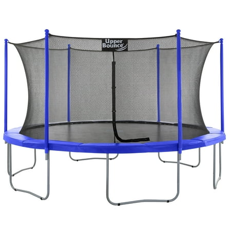 Machrus Upper Bounce 15 ft Round Trampoline Set with Safety Enclosure System – Backyard Trampoline - Outdoor Trampoline for Kids - Adults [54906090]