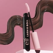 e.l.f. Lash N Roll® Curling & Lifting Mascara, Deep Brown, 0.32oz