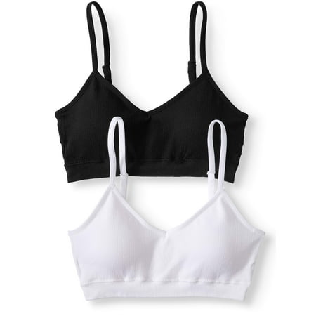 2 Seamless Support Bras - Women's Alexa 2 Pack Seamless Ribbed Bra, Style 13835Z
