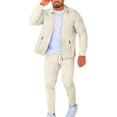 thumbnail image 1 of DPTALR Veste à Poches Zippée pour Hommes, Pantalon de Sport à Manches Longues, 1 of 4