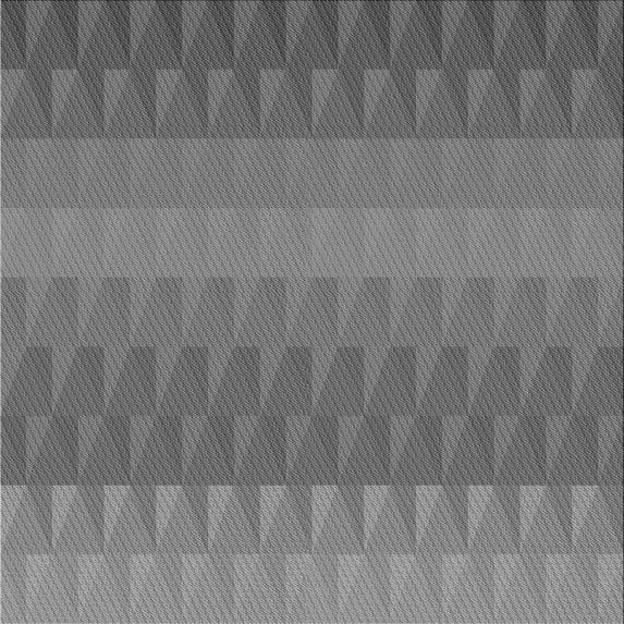 Ahgly Company Indoor Square Patterned Carbon Gray Area Rugs, 4' Square