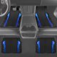 thumbnail image 5 of Tapetes para auto CAR PASS de goma resistente, 4 piezas, impermeables, 5 of 8
