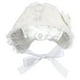 thumbnail image 1 of EeaseMX Adorable gorro de encaje para bebé, hermoso gorro de princesa para bebé de 0 a 2 años (blanco), talla única, 1 of 8