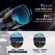 LAKWAR Telescope, 70/400mm Telescope for Adults and Kids, Refractor Astronomical Telescopes for Astronomy Beginer,Portable Travel Telescope with Tripod Phone Adapter, Gift for Kids