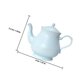 thumbnail image 2 of Mini Tea Set Alloy Miniature Tea Cup for Decor 1Set with Sky-Blue Design, 2 of 4