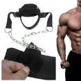 thumbnail image 6 of Yucurem Neck Harness Adjustable Neck Exerciser Heavy Duty For Weightlifting Bodybuilding Fitness Essential (A), 6 of 10