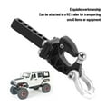 thumbnail image 3 of Metal RC Crawler Trailer Hook Tow Hitch, Trailer Hitch Receiver for 1/10 RC Crawler Rear Bumper Parts, 3 of 7
