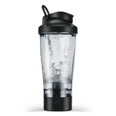 Cikuci Electric Protein Shaker Bottle,Portable Mixer Cup  Protein Shake Mixer Cup Mixer,16oz Cup/450ML,Black