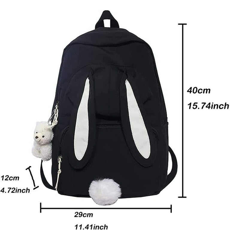 Bunny Backpack Rabbit School Bag Rabbit Backpack for Girls Rabbit Backpack for School Walmart