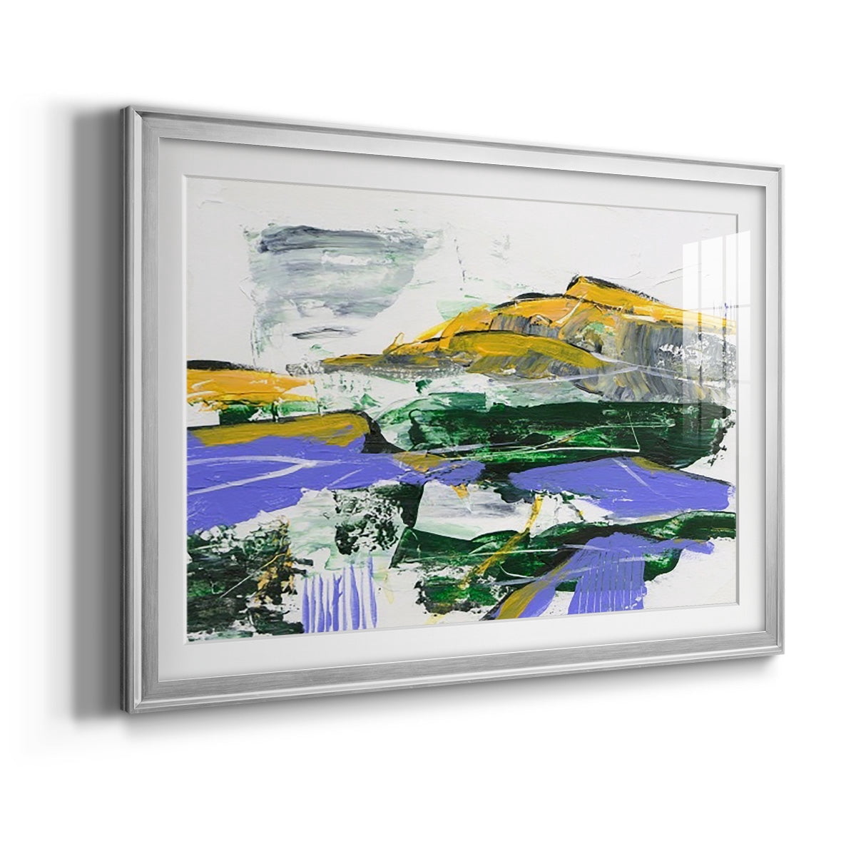 Silent Mountain VI Premium Framed Print - Ready to Hang