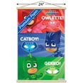 thumbnail image 2 of PJ Masks - Trio Wall Poster with Wooden Magnetic Frame, 22.375" x 34", 2 of 3