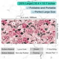 thumbnail image 5 of Desk Pad, Mouse Pad,Office Desk Mat with Stitched Edges Non-Slip Waterproof, Easy Clean Desk Table Protector, Laptop Desk Writing Mat 35.4" x 15.7", Pink Floral, 5 of 5