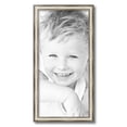 thumbnail image 2 of ArtToFrames 12x25" Antique Silver Panel Picture Frame, Silver Wood Poster Frame, with Regular Acrylic and Foam Backing 3/16 inch (FBPL-4760), 2 of 7