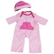 JC Toys Outfits with Matching Hat for Dolls 14-16 - Set of 4
