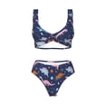 thumbnail image 4 of Daiia Dinosaur Women's Bikini Set Two Piece Swimsuit High Waisted Bikini Adjustable Straps Bikini Perfect for Beach, Pool, and Summer Vacation-XX-Large, 4 of 9