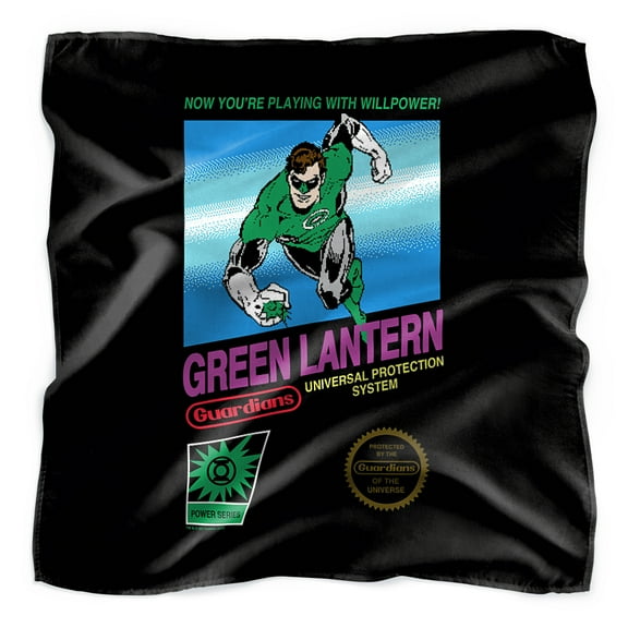 Green Lantern Box Art Bandana (21 in x 21 in)