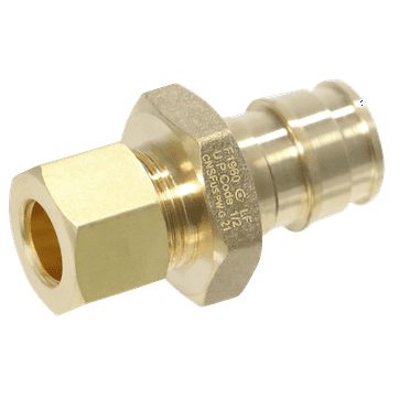 5 Pcs XFITTING Pex A 1/2 Inch x 3/8 OD Straight, Pex A Expansion OD Straight Transition Adapter, 201-4-1=5XX