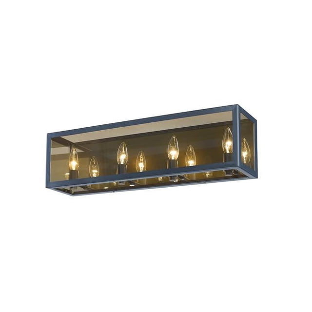 Z Lite 802-4V-MC 24 in. Infinity 4 Light Misty Charcoal Vanity Light