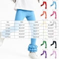 thumbnail image 4 of Karoyedx Girls School Uniform Toddler Girls Leggings Cotton Leggings for Girls Warm Comfortable Stretchy Pants Kids Soft Tights Hot Pink Size,11-12Y, 4 of 8