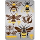 thumbnail image 1 of Plantillas reutilizables de acero inoxidable con forma de panal de abeja (8 estilos), 1 of 9
