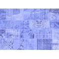 thumbnail image 1 of Ahgly Company Indoor Rectangle Patchwork Blue Transitional Area Rugs, 8' x 10', 1 of 4