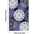 thumbnail image 3 of FYBTO Tapis d'Extérieur, Tapis de Paille en Plastique Imperméable, Tapis de Patio Réversible, Décoration Extérieure Grande Surface pour RV, Porche, Plage, Pique-Nique, Jardin, Terrasse, Balcon, Camping 6x4ft (S)-0626, 3 of 5