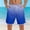 Blue, variant on FengLS Mens Shorts Summer Quick-Dry Outdoor Short Pants Drawstring Elastic Waist Sports Shorts Trendy Gradient Color Beach Shorts with Pockets