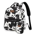 thumbnail image 5 of Wrangler Mini Backpack Cute Cow Print Backpack Purse for Women, Allover Cow Print Black, 5 of 7