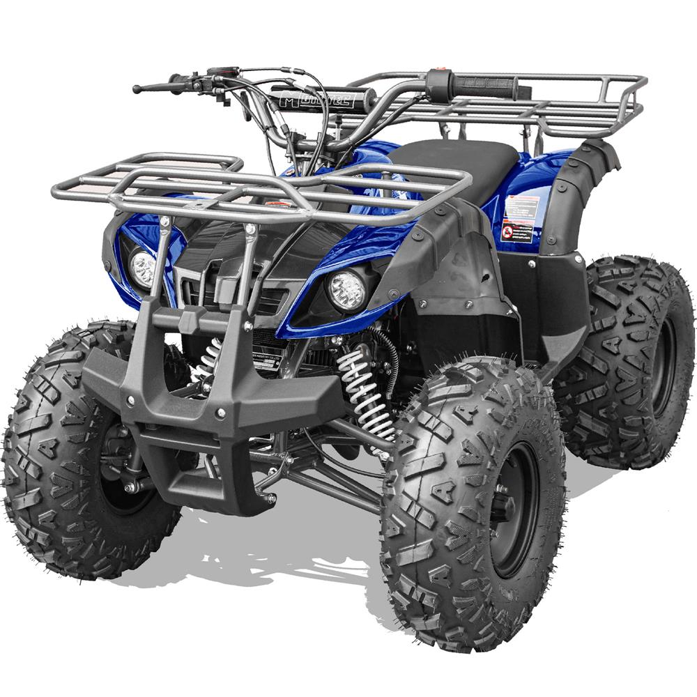 MotoTec Bull 125cc ATV with Front and Rear Racks